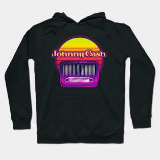 Johnny cash retro Hoodie